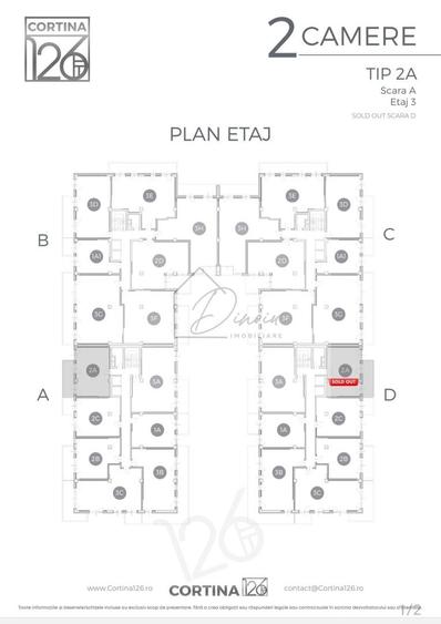 Apartament 2 camere Cortina 126 Iancu Nicolae Pipera I COM 0%