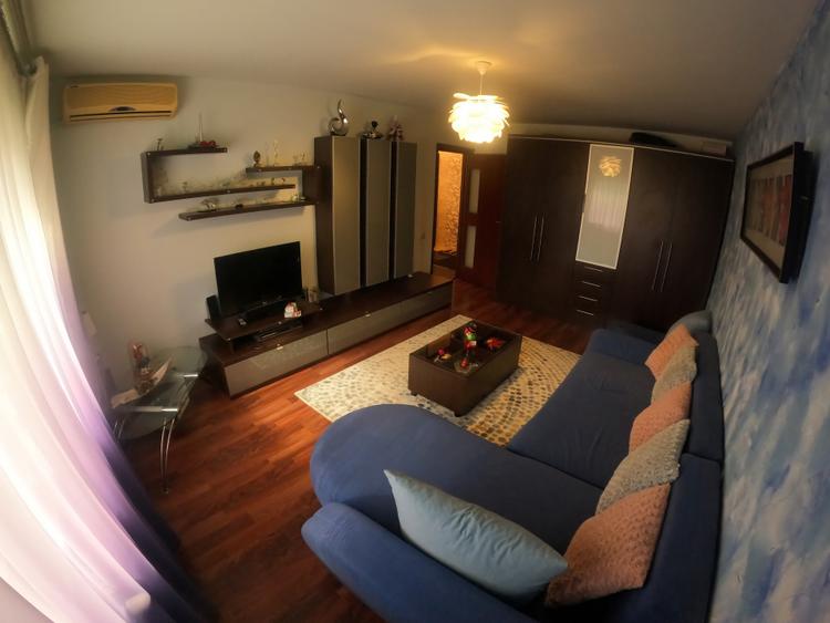 Apartament 3 camere decomandat, parter inalt, complet mobilat