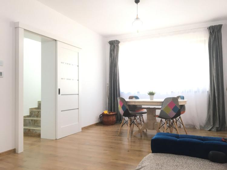 Casă modernă P+E, 150 mp utili, teren 510 mp, mobilată complet – zona Selgros