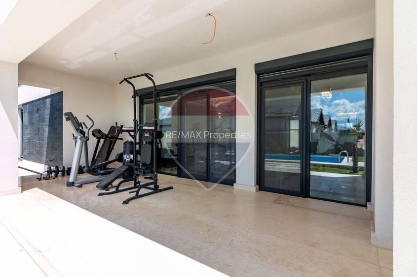 Vila premium cu piscina Balotesti | Teren 800 mp