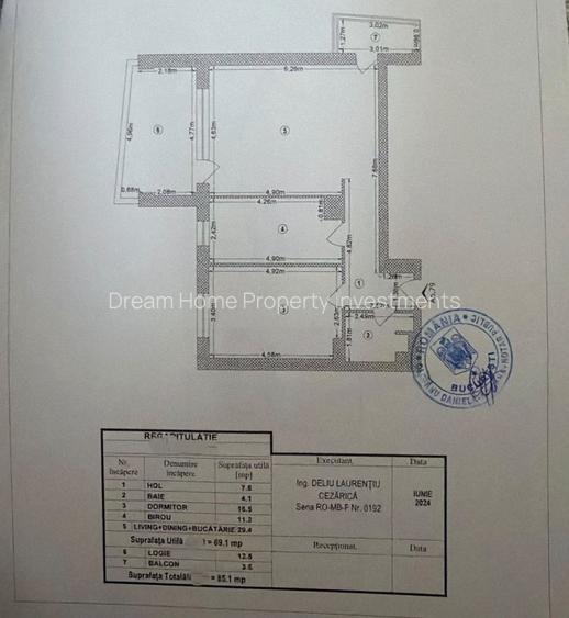 Apartament 3 camere 3 minute Metrou Dristor | Complex rezidențial modern 2023 - 16
