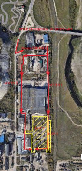 Teren industrial 14.740 mp, de vanzare, autorizatie constr., str Chimiei, Bacau