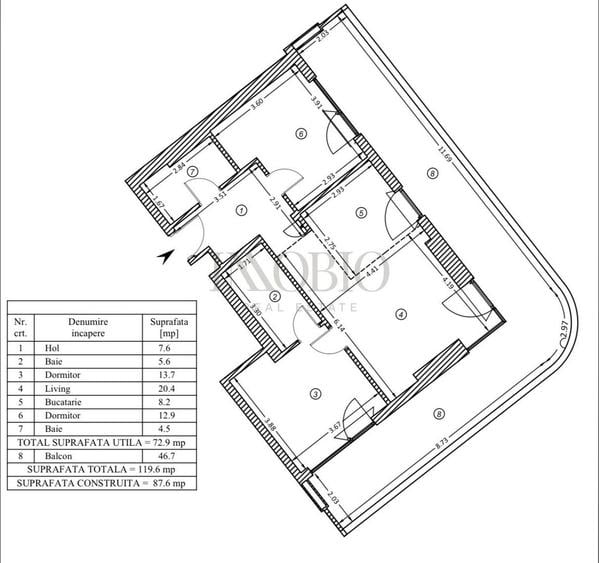 Apartament 3 Camere | Yacht Kid