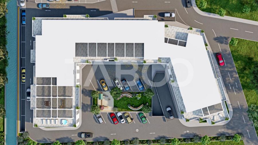 Apartament decomandat 3 camere 2 bai 83 mpu 2 balcoane Sibiu Rahovei