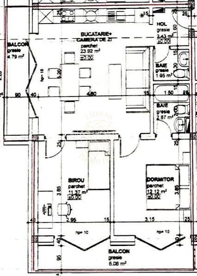 Apartament 3 camere-2 balcoane-etaj 1- Zona  Calea Moldovei - 3
