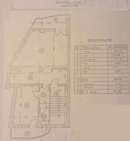 Inchiriere apartament 2 camere in vila D+P+2+3 retras constructie 2002 Cotroceni