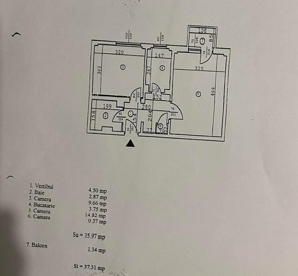 Apartament 2 camere Berceni | Nitu Vasile | Balcon | Decomandat