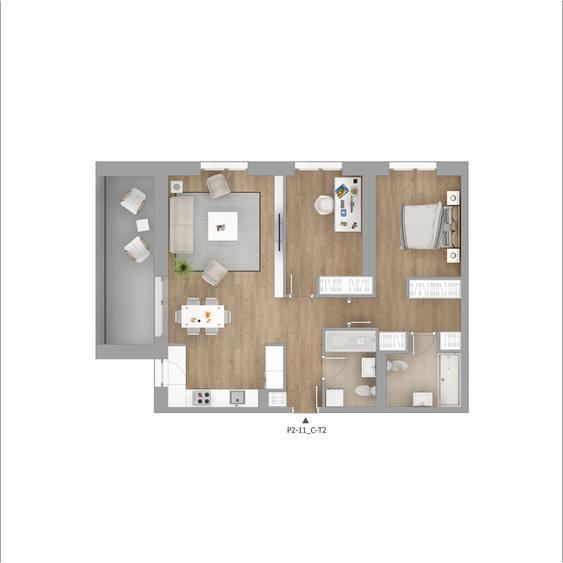 Stellaris Residencias | Hercesa | Apartament cu terasa