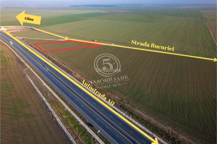 Teren 6913 mp pentru Hale – Investiție Ideală langa Autostrada A0 - 3