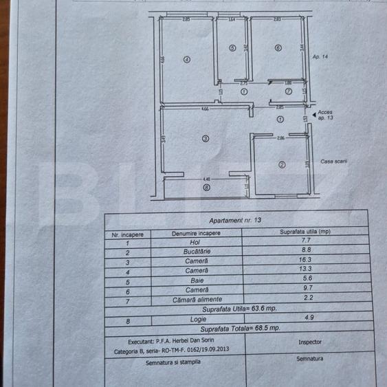Apartament 3 camere, Decomandat, zona Circumvalatiunii