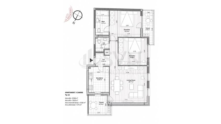 REA1028266 Apartament 3 camere I Parcare I H Pipera Lake - 12