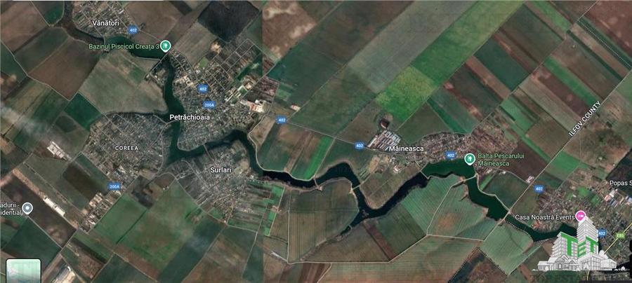 Oferim spre vanzare 6 loturi de teren extravilan (agricol) in Petrachioaia ILFOV