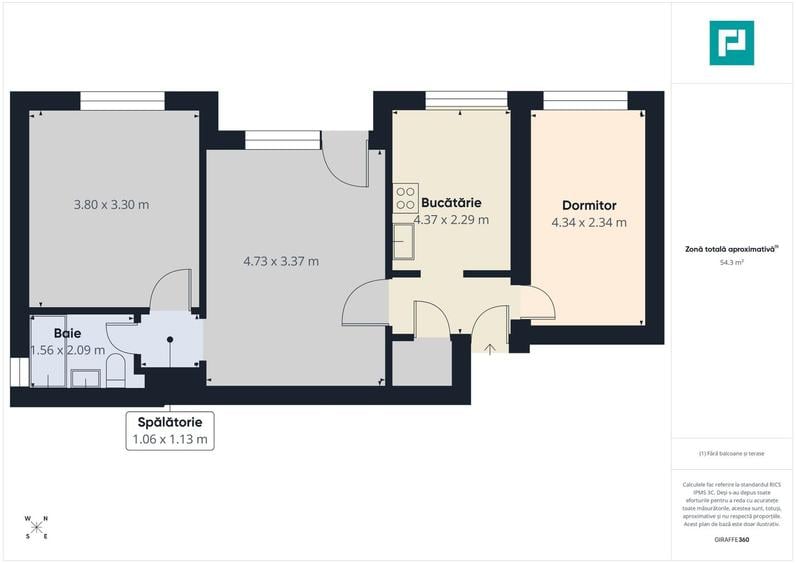 Apartament 3 camere