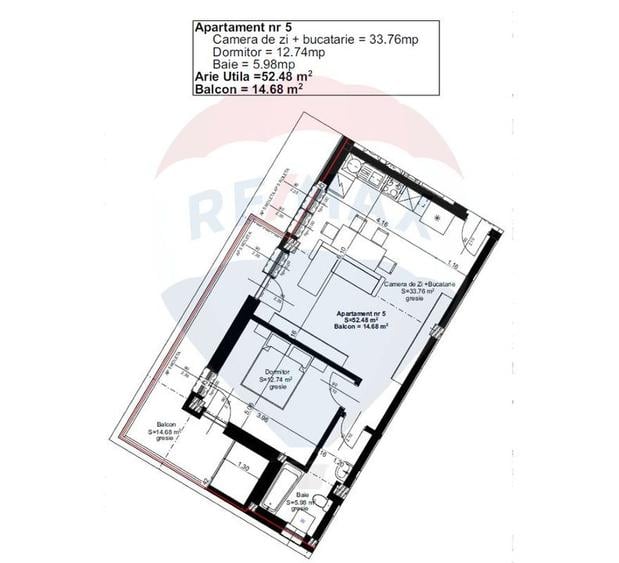 Apartament 2 camere strada Meșteșugarilor