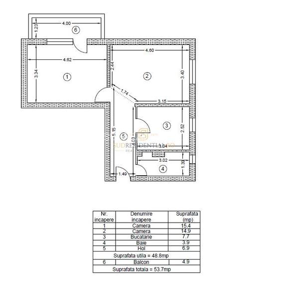 Apartament 2 camere de vanzare, zona parc Tineretului, metrou Sudului - 1