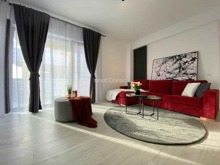 Apartament modern mobilat si utilat, 2 camere,terasa -16mp  si parcare subterana - 3