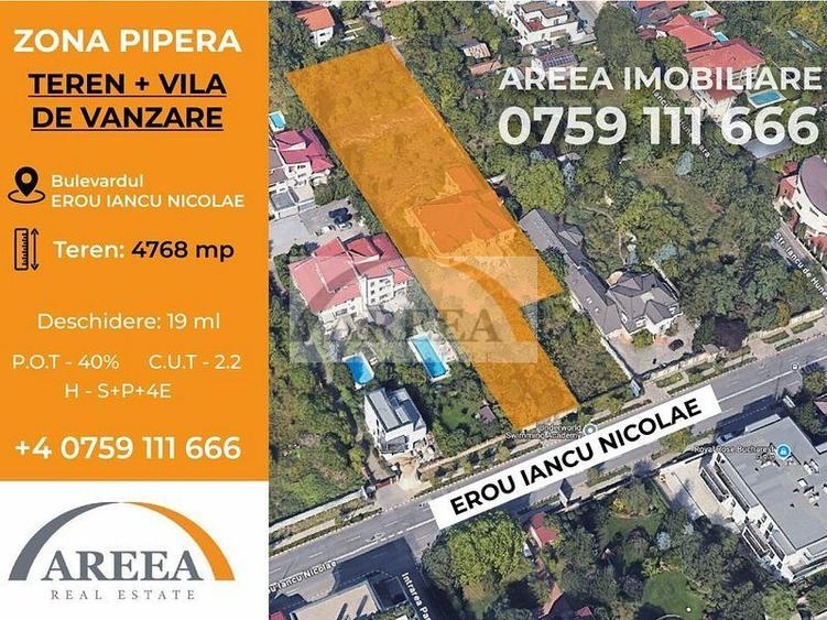 Teren 4768 mp cu deschidere la Erou Iancu Nicolae