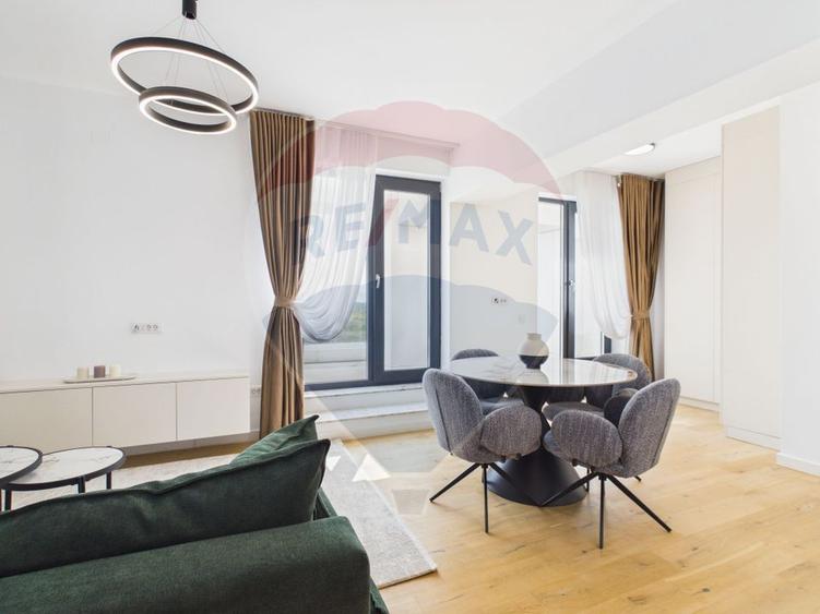 Apartament utilat complet cu terasa 25 mp,  vedere frumoasa, nelocuit