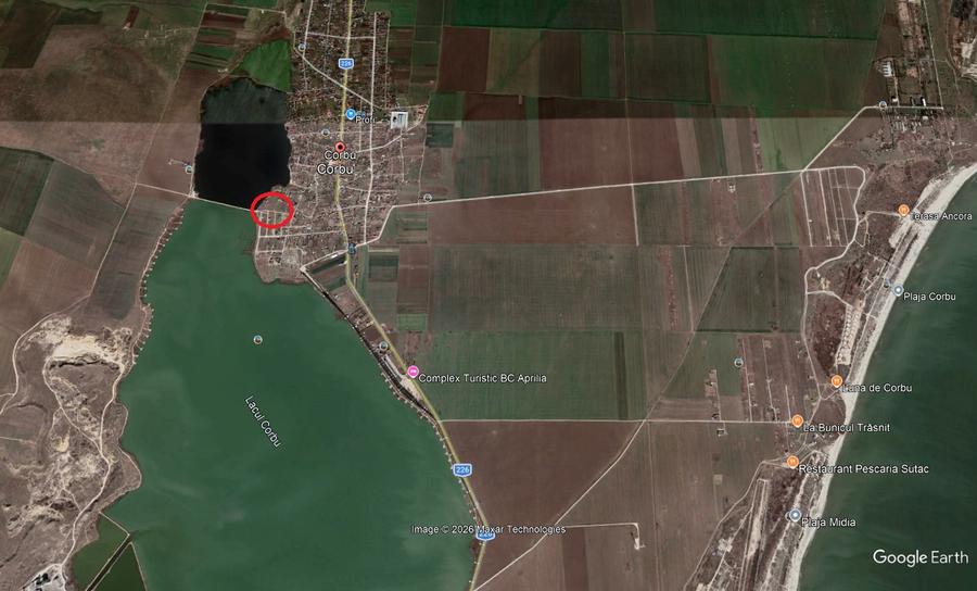 Vanzari terenuri in Corbu zona lac