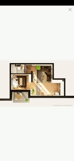 Apartament cu 2 camere, semidecomandat, 45mp, zona Intre Lacuri