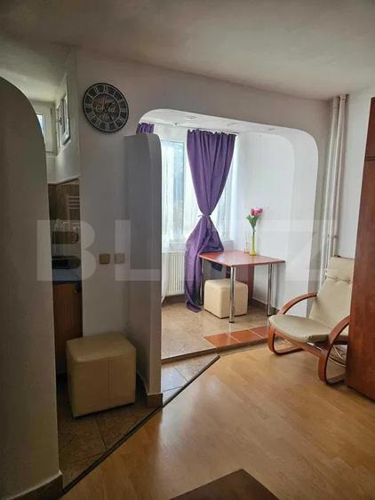 Garsoniera de inchiriat, parcare balcon, zona Gheorgheni