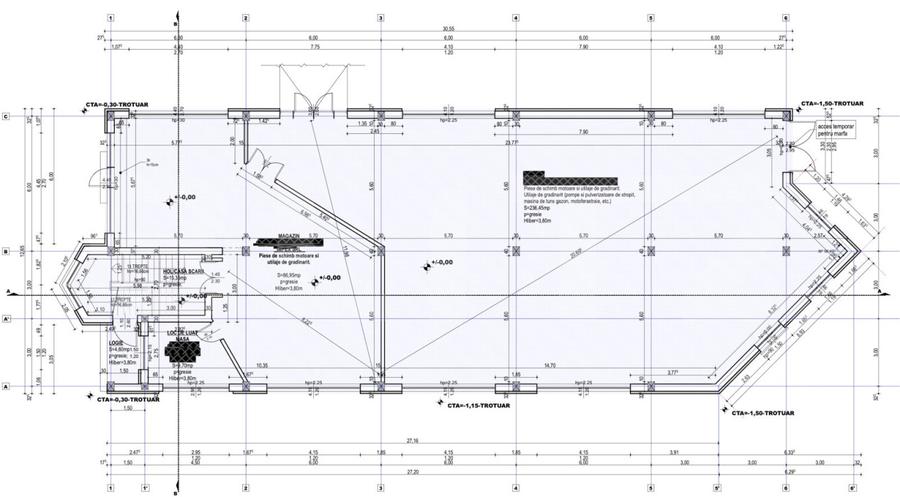 Spațiu comercial, show-room + depozit, zona Plevnei