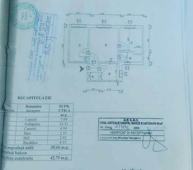Apartament 3 camere, parter, zona Liceul de Informatica
