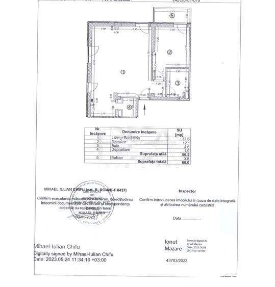 2 camere | Parcare | Grand Arena | Bloc 2023 | Mobilat complet - 8