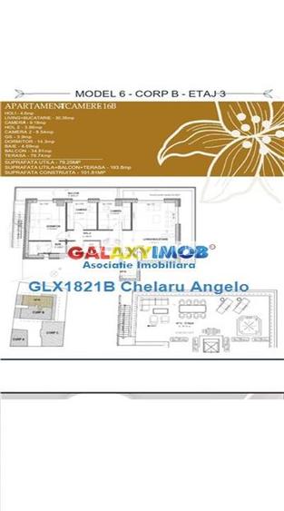Unirii 4 camere + Terasa 216 mp, etj 3 in complex rezidential 2025