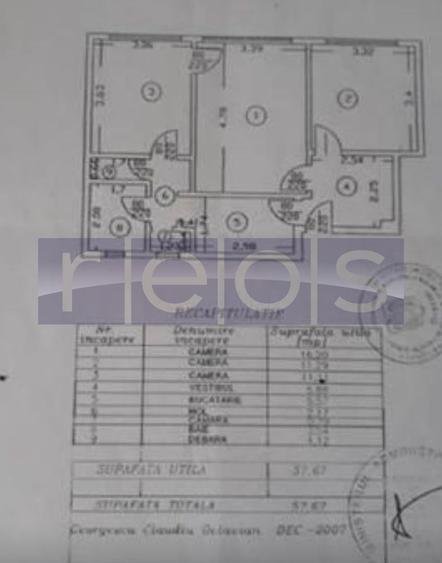 APARTAMENT LUMINOS 3 CAMERE | BLOC EVA | MAGHERU | 58MP | NEMOBILAT - 1