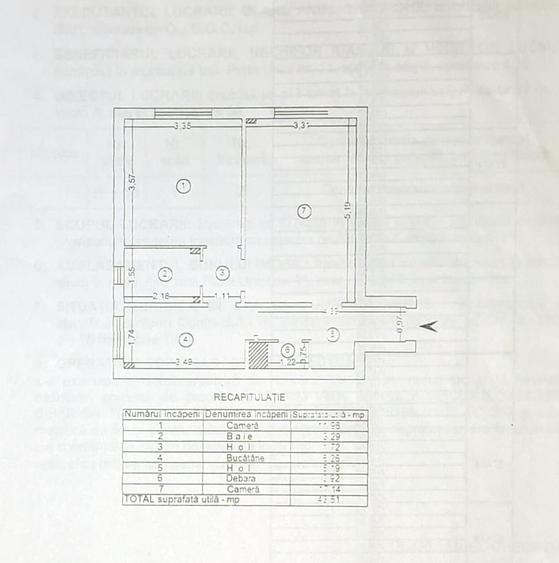 Apartament 2 camere de vanzare Centru