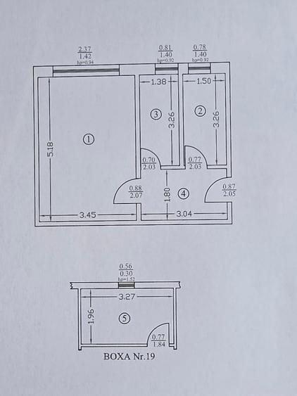 Proprietar vând garsonieră+boxă