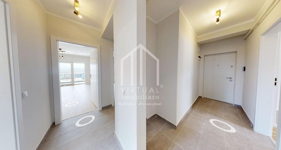 Apartament cu 3 camere la cheie, loc de parcare, terasa 12mp