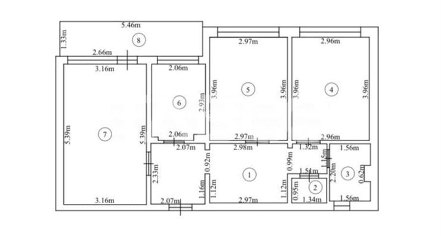 EXCLUSIVITATE-Apartament 3 camere decomandat 65 mp zona Mihai Viteazul - 1