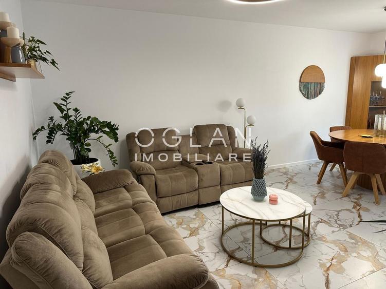 Apartament 3 cam. cu teren 120 MP, la vila