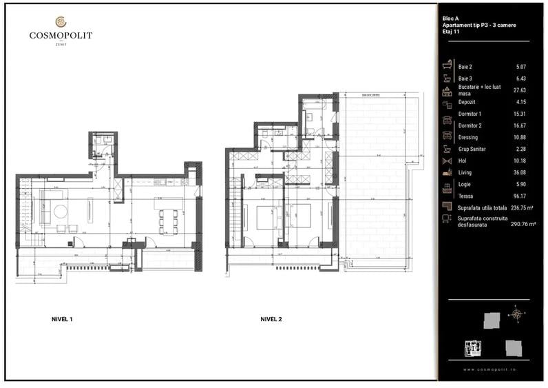 Apartament 3 camere