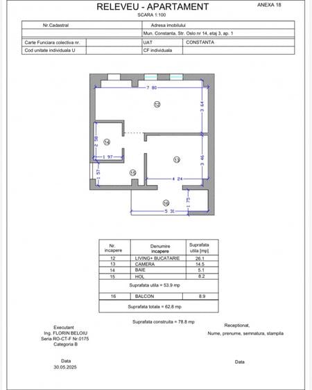Apartament 2 camere Tomis Plus - Boreal Constanta - Bloc NOU
