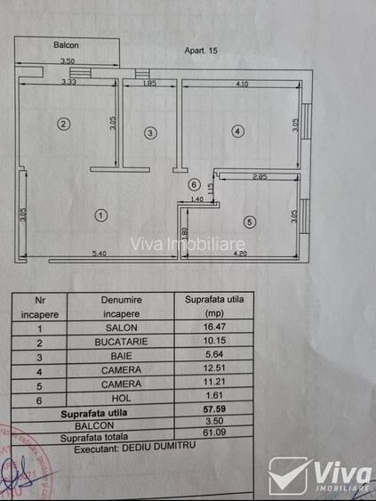 Atrium Valea Lupului – 3 Camere, Parcare, Mobilat și Utilat - 24