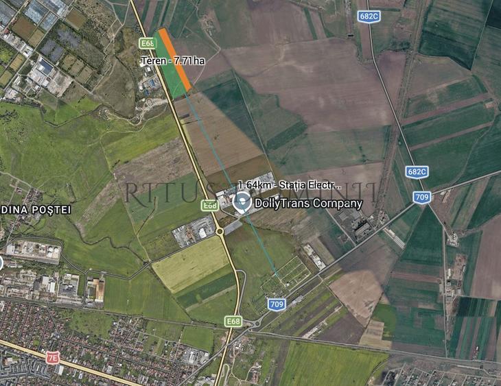 Teren Industrial de 7.71 hectare, Centura Arad, Livada