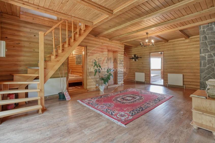 Casă din buștean rotund | 3.735 mp teren | La 30 km de Brașov - 27