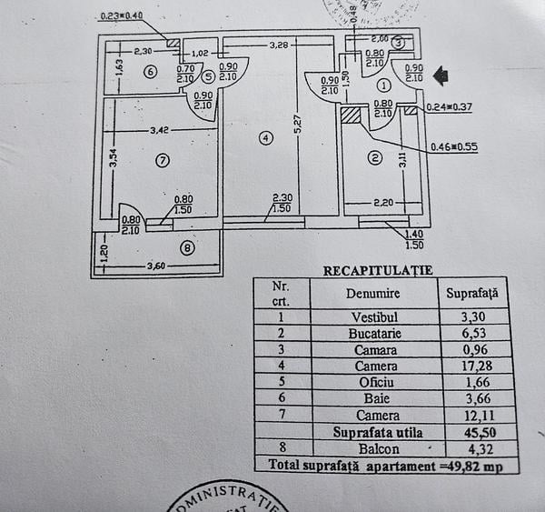 Apartament 2 camere complet renovat | Titan – Metrou 1 Decembrie 1918