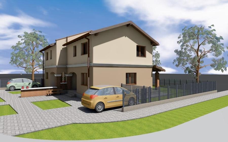 1/2 Duplex, P+1, 3 camere, 74mp SU, 265mp ST, Cartierul Primaverii!