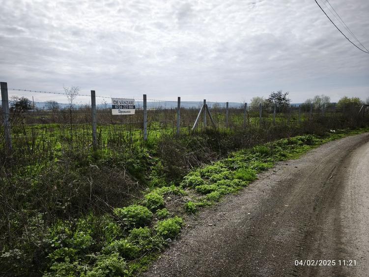 Teren drept 19059 mp - toate utilitățile - asfalt - Sancrai
