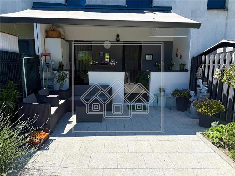 Ap. 3 camere si gradina, mobilat si utilat modern, zona Turnisor