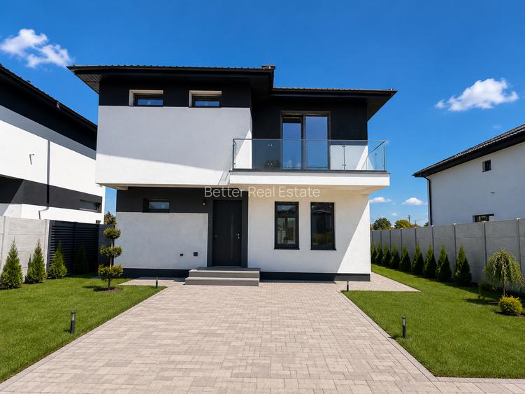 Casă P+1E, 5 camere, încălzire în pardoseală, teren 334 mp – Comuna Berceni - 5