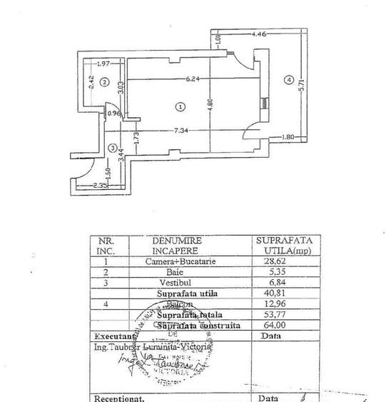 Apartament 2 camere Aviatiei, bloc 2016, terasă 13 mp, - 7