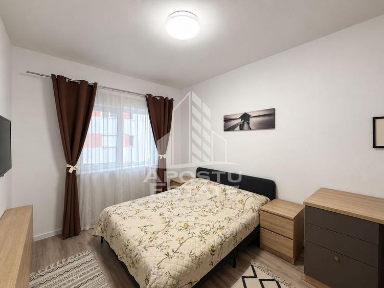 Apartament 2 camere de vanzare, loc de parcare in CF, mobilat, Giroc