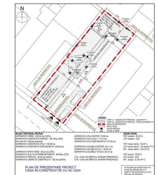 Casă P 1E, teren 302 mp – Zona Eroii Revolutiei - 10