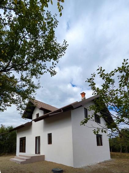 Casa de vanzare in comuna Plopu, in zona superba de deal cu vedere la padure
