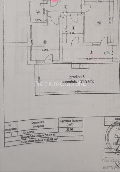 2 camere cu grădină proprie  și loc de parcare inclus. Mobilat. Rond Cristalului - 15